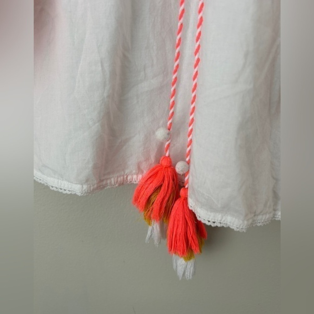 Ana White and Pink Embroidered Women's Top - Picture 2 of 12